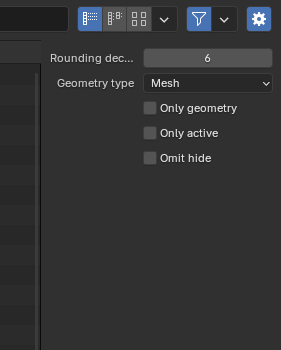 PenRed Export Window