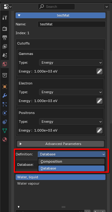 Material Composition Definition
