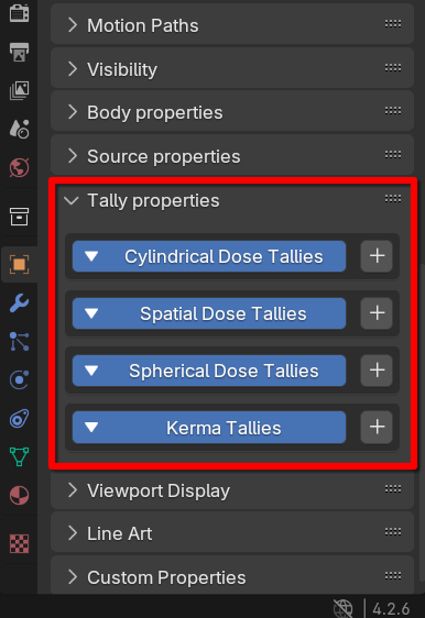 Object Tallies